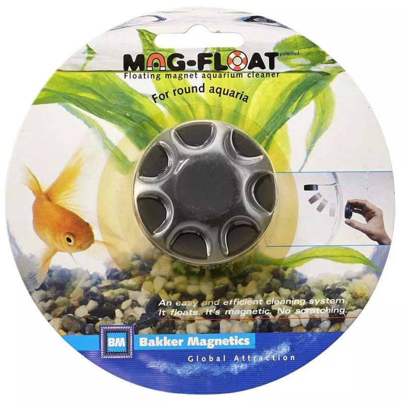 Mag-Float 20 Round Fishbowl Floating Magnetic Glass Cleaner for Round