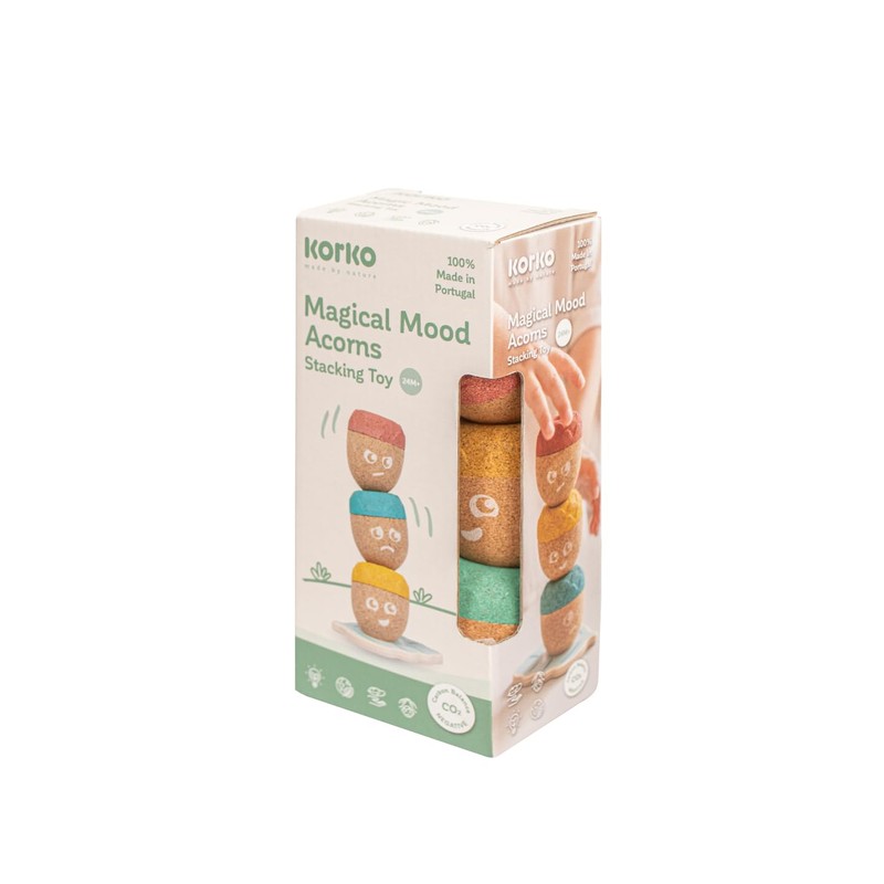Corko Balance Toy Emotional Acorns Cork Acorns for Emotional Learning