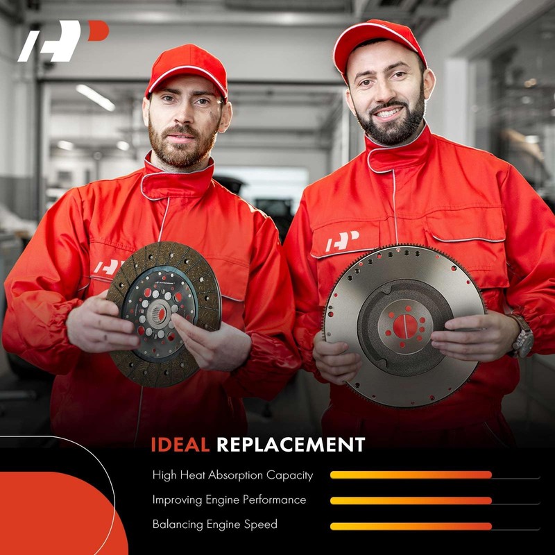 A-Premium Clutch Flywheel Compatible with Ford F-100 1977-1983, F-150 1975-1996,