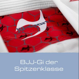 Ju-Sports BJJ Suit Extreme White 2.0 I Solid Brazilian Jujutsu Suit Made of Highly Tear-Resistant Fabric I BJJ Gi Men I Multiple Stitched I 100% Cotton, White