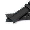 MiLTAT 20mm Wheels Resilient Curved End FKM Rubber Watch Strap