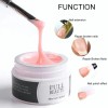 Kit Gel De Construcción Profesional Para Uñas Manicura 4pz F