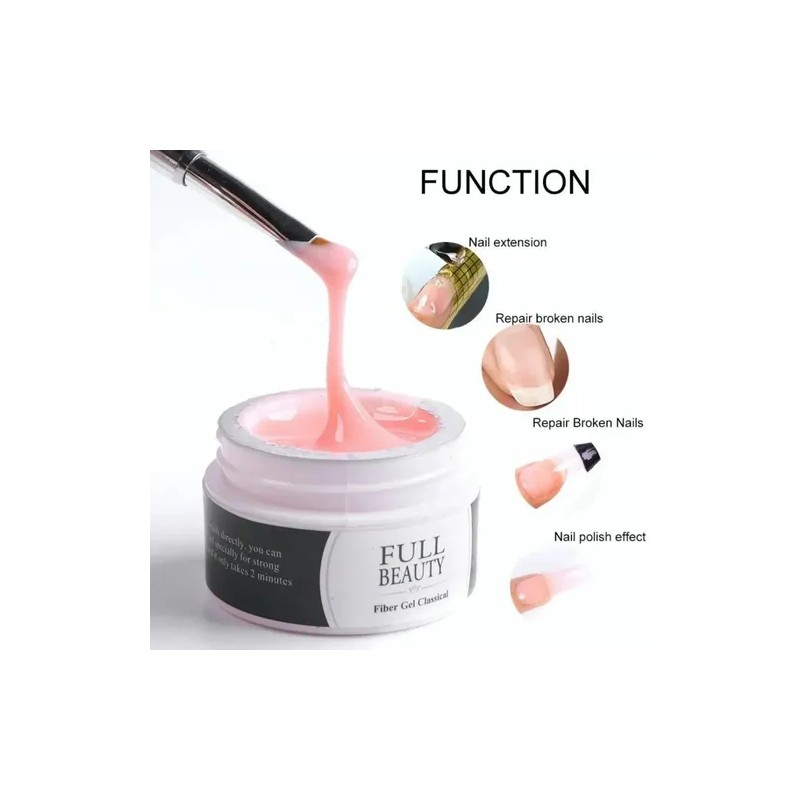 Kit Gel De Construcción Profesional Para Uñas Manicura 4pz F