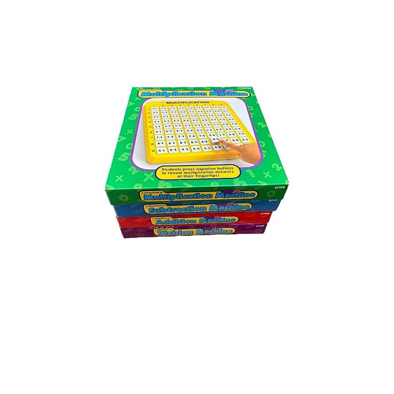 Lakeshore Self-Teaching Math Machines - Set of 4