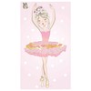 damaloo Large Ballerina Children's Beach Towel – Bath Towel for