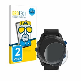 brotect 3D Curved Screen Protector Matte compatible with Garmin Descent Mk2i (2 Pack) - Full Screen Coverage
