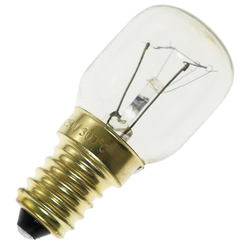 SQXBK 6PCS T25 Microwave Light Bulbs Warm White Incandescent Light