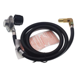 METER STAR QCC1 - Rejilla de regulador universal de 6 pies para manguera y codo, kit de adaptador de ajuste de manguera y regulador de propano y piezas de repuesto para plancha de mesa Blackstone de