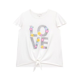 BTween Girls 4 Pack Floral Fashion Summer Clothes Set Tutu Skirt Tank Top Short Sleeve and Biker Shorts