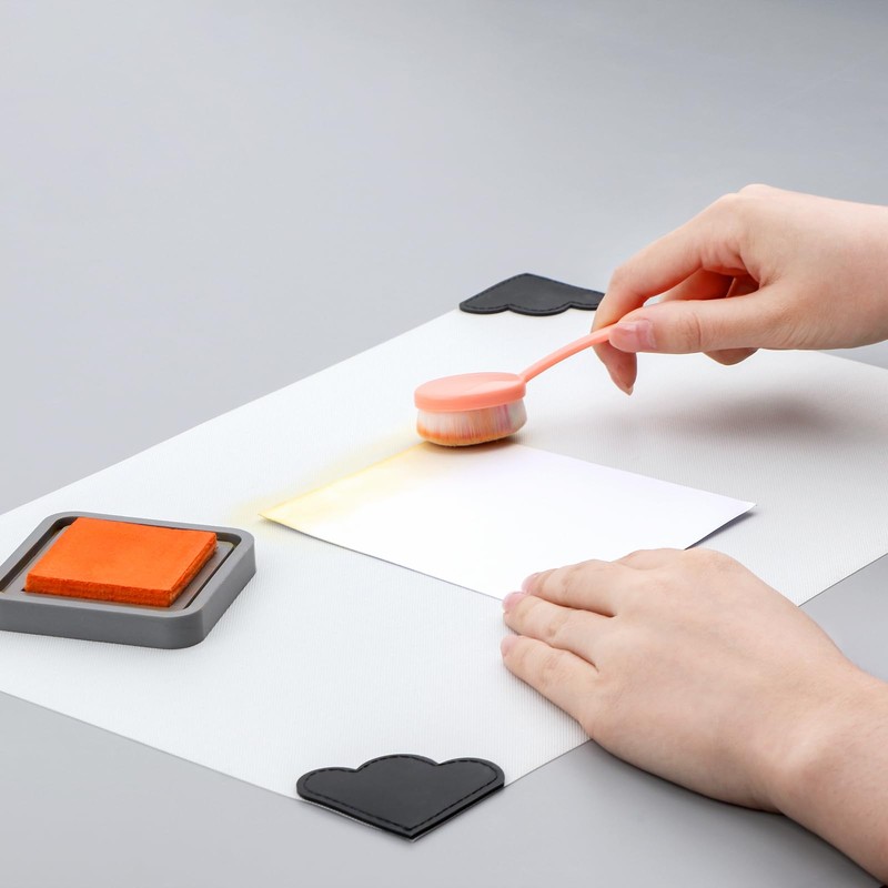 Non-Stick Craft Mat; Heat Resistant Media Surface Mat with Weighted