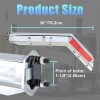 30" Mud Flap Hanger for Semi Trucks 45 Degree Angled