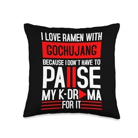 Gochujang Paste Korean Food Korean Meal Gochujang Throw Pillow
