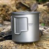 TOMSHOO Ultralight Titanium Cup Outdoor Portable Camping Picnic Water Cup