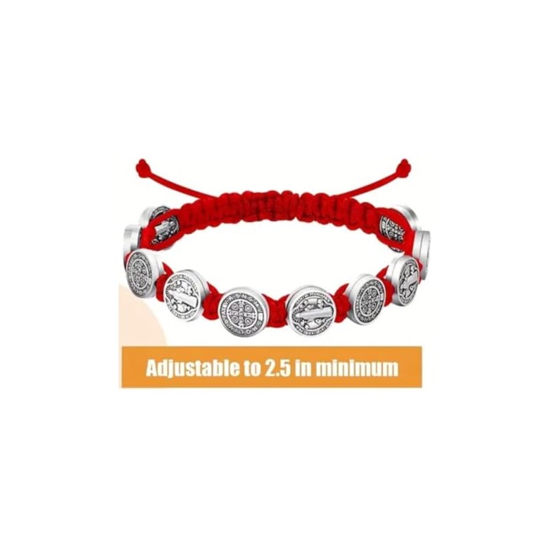 San Benito Pulsera Protección contra De Malas Vibras Energias Negativas