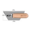 ROLLINGDOG 200mm x 105mm x 84mm Trapezoid Shape Plastering Trowel