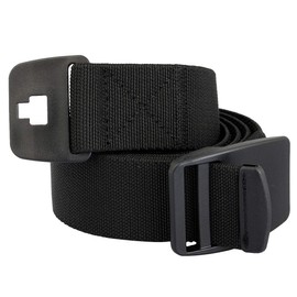 KYEYGWO Unisex Nylon Tactical Belt with Plastic Buckle, #1-Black(Stretchy)