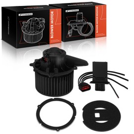 A-Premium HVAC Heater Blower Motor and Resistor Assembly Compatible with Ford Vehicles - F-150 Heritage 2004 - Front Side, Replace# 3010062, 2-PC Set