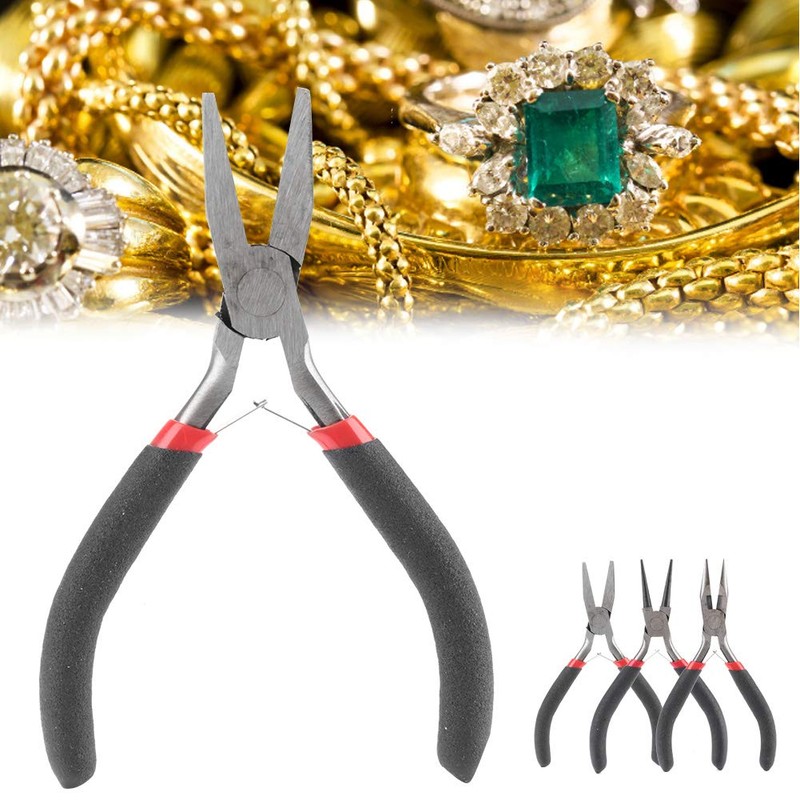 Betued 3 Pieces Multifunctional Pliers for DIY Professional Jewelry Pliers