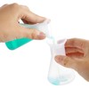 iplusmile 5 Pcs Plastic Flask with Graduations, 50ml Transparent Erlenmeyer