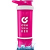 GYMSHAKER Protein Shaker with Powder Compartment 600 + 150 ml