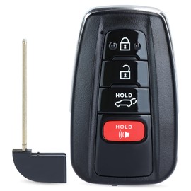 Keymall Key Fob Smart Transmitter Keyless Entry Remote Replacement for Toyota RAV4 2019 2020 2021 231451-0351 G Board HYQ14FBC 8990H-0R030 4 Buttons