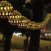 Hann LED Solar Globe String Lights, 12ft 10 LEDs Moroccan