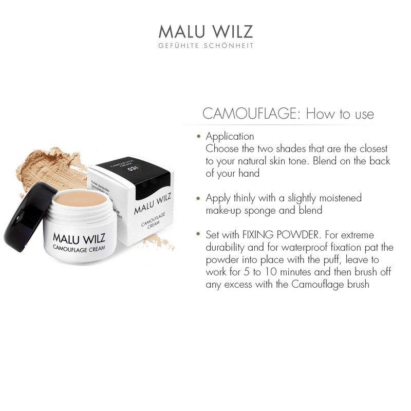 Malu Wilz Camouflage Cream Light Sandy Beach
