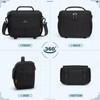 RAINSMORE Camera Case SLR for DSLR/SLR Waterproof Shockproof Camera Bag