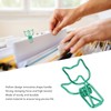 100Pcs Kitten Binder Clips Cute Animal Style Strong Clamping Hollow