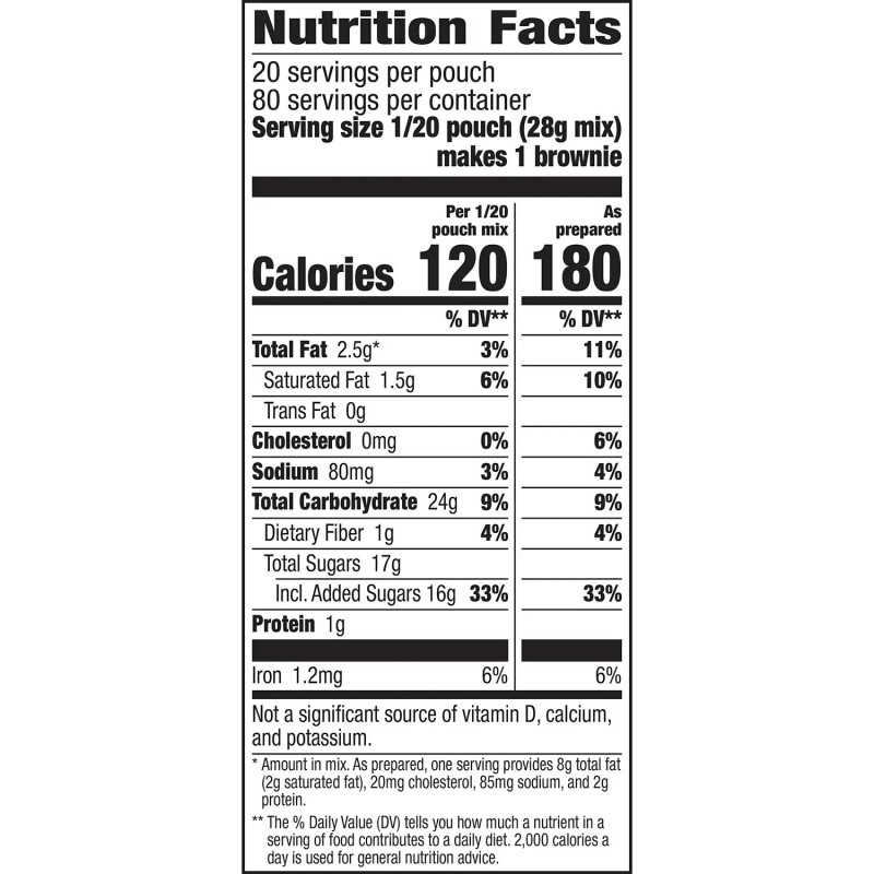 Betty Crocker HERSHEY'S Triple Chocolate Fudge Brownie Mix, 20 oz,