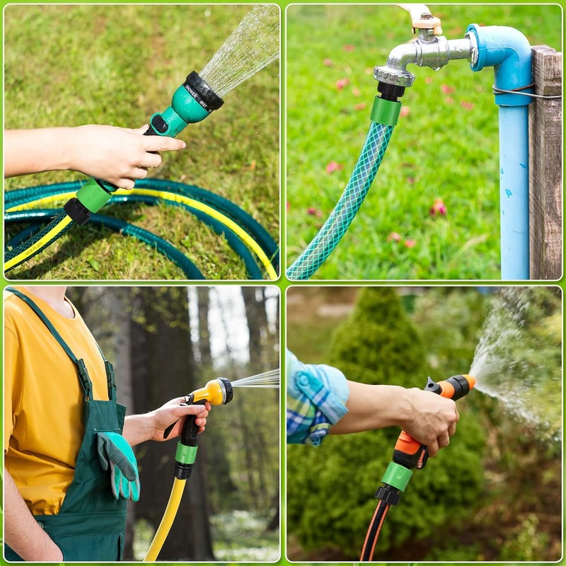 TOYMYTOY Watering Pipe Connector, Watering Pipe Fitting 3/4 Portable Soft
