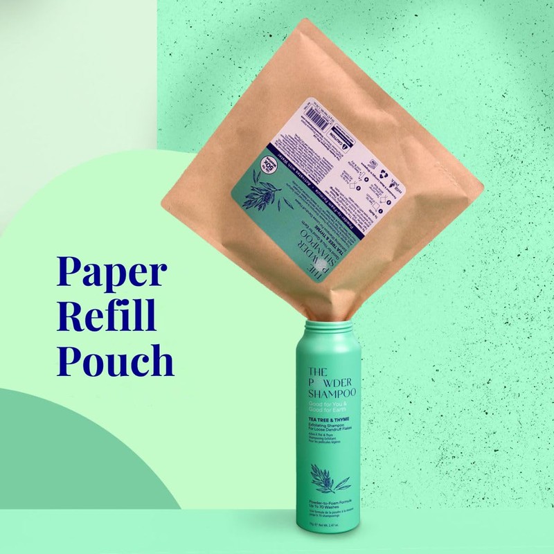 The Powder Shampoo - Powder Shampoo Aluminum Bottle Exfoliating &