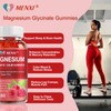 Magnesium Gummies 600mg per Serving-Magnesium Glycinate 400mg and Magnesium Malate