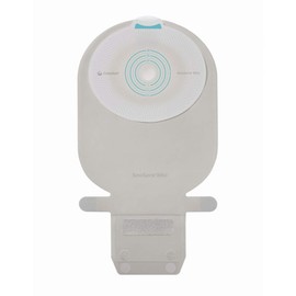 Mio 1-Piece EasiClose Wide Outlet Drainable Pouch, Maxi with Inspection Window, Pre-Cut 1-3/16" (Box of 10)