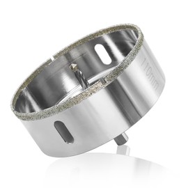 Jamiikury 4-1/4" / 110mm Diamond Glass Tile Hole Saw with Center Drill Bit for Ceramic, Porcelain, Marble