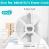 Ymapinc 2 Pack Timer Switch Knob Replacement Compatible Spring Wound