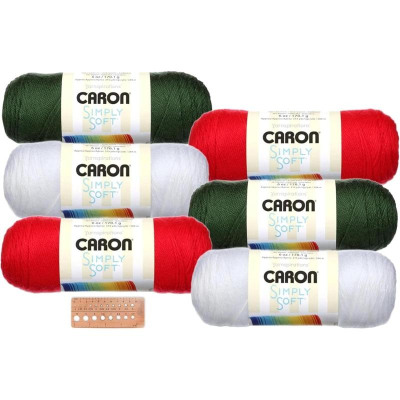 Caron Simply Soft Yarn Assortment (Neon):_Melon Mix