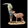 Pixie Goblin Figure with Fawn Bambi and Me Gnome Dwarf