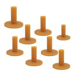 MaT store Golf Tees Rubber Practice Rubber Golf Tees Durable Stability Set of 8