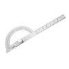 Stainless Steel Protractor Goniometer 15cm Ruler 180 Degrees Angle Finder