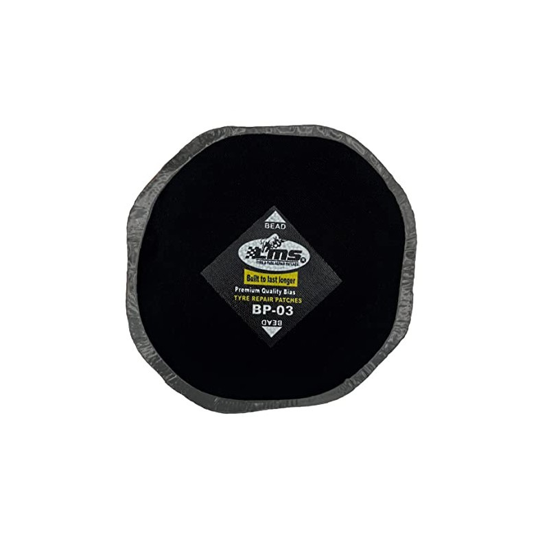 LMS Heavy Duty Reinforced Bias Tire Repair Patches BP-03 (4-1/4"x4-1/4)