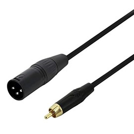 Line Level Cable - XLR(m) to RCA(m) Audio DJ Cable Turntable Mixer Speaker - 1m