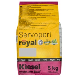 Kiesel Servoperl Royal High-Strength Stain and Water Repellent Grout 11lbs (5kg), Alumina Cement Based, Designed for Walls, Floor Tile Installations Colored in Manhattan