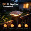 1 Pack Solar Post Cap Lights Outdoor for 4x4 Posts,