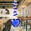 45mm/1.8Inch Clear Glass Heart Crystal Ball Prism Pendant, Hanging Crystals