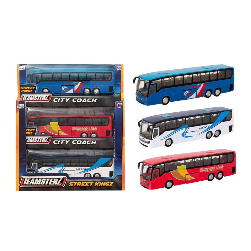 HTI Teamsterz Street Kingz City Coach Vehicle (Styles Vary)