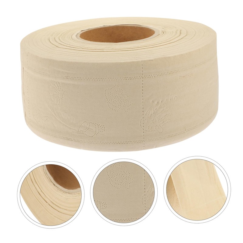 Mobestech Soft Absorbent Wood Pulp Toilet Rolls Large Rolls for
