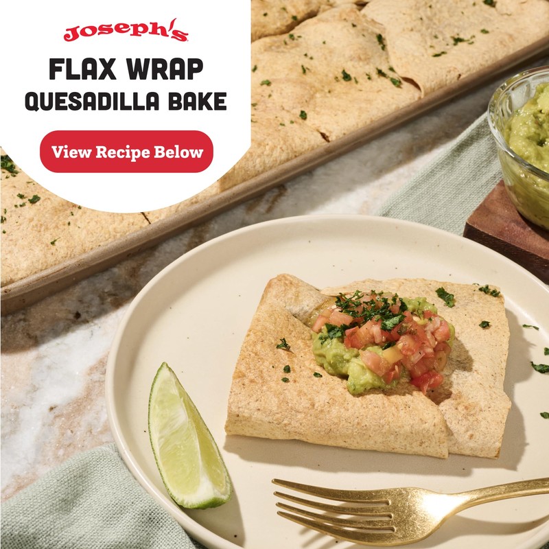 Joseph's Low Carb Wrap Value 3-Pack, Flax, Oat Bran and