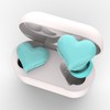 Heart Shaped Wireless Earbuds HIFI Stereo Sound Waterproof Bluetooth 5.3