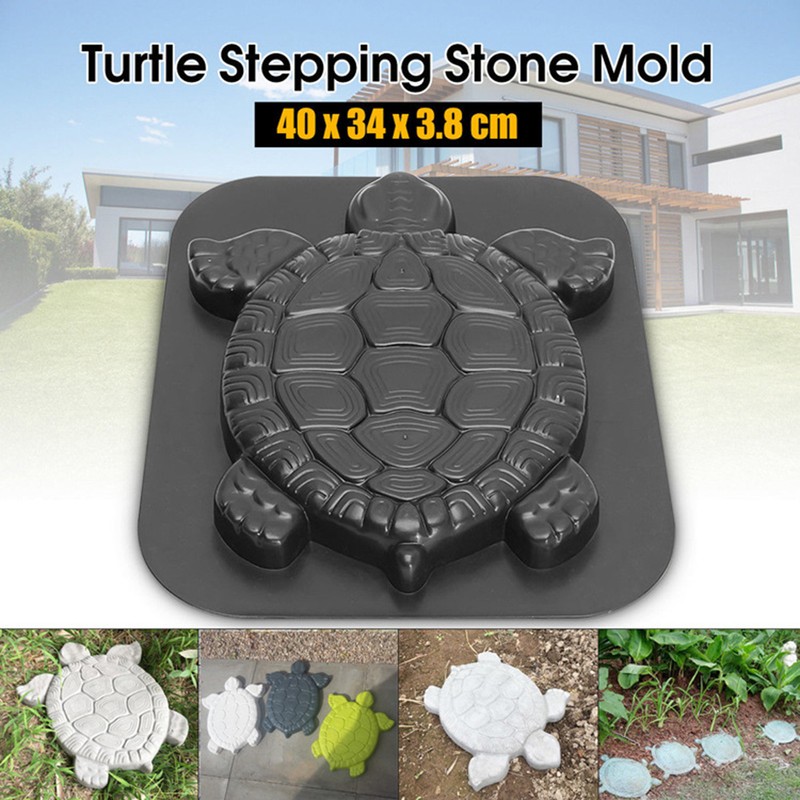 Tortoise Stepping Stone Mold DIY Floor Paving Mould for Garden
